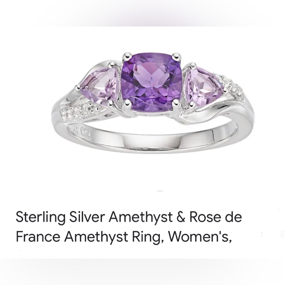Sterling Silver Amethyst Ring